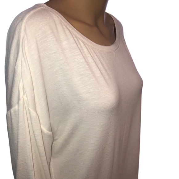 WHBM 3 Quarters Sleeve Drop Shoulder Tee Size L - Picture 4 of 11